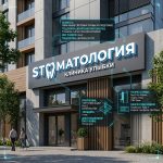 Вывеска для стоматологии на композитной подложке