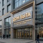 Вывеска «Дом быта» — Объемные световые буквы