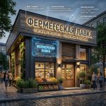 Вывеска «Фермерская лавка» — Объемные световые буквы