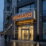 Вывеска «Ломбард» — Объемные световые буквы
