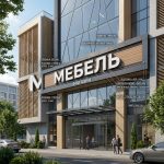 Вывеска «Мебель» — Объемные световые буквы