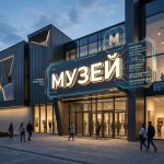 Вывеска «Музей» — Объемные световые буквы