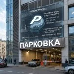 Вывеска «Парковка» — Объемные световые буквы