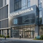 Вывеска «Поликлиника» — Объемные световые буквы
