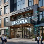 Вывеска «Школа» — Объемные световые буквы