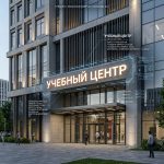 Вывеска «Учебный центр» — Объемные световые буквы