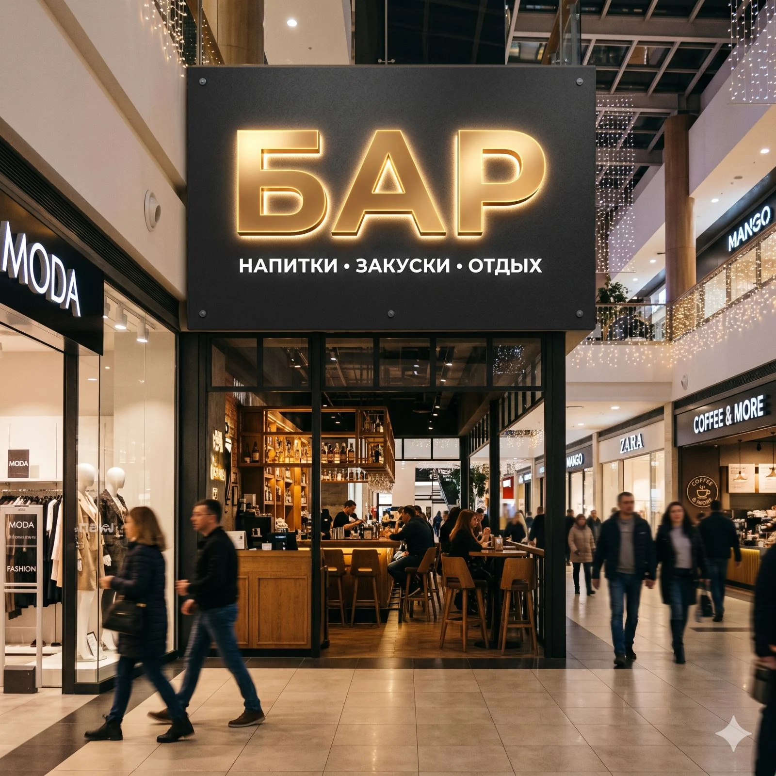 вывеска Бар га композитной подложке Вывеска для бара на композитной подложке — изображение 1