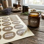 Печать этикеток на виниловой пленке (в листах)