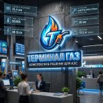 Интерьерная вывеска для АЗС с подсветкой