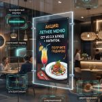 Печать плаката на пленке Бэклит (PET Backlit)