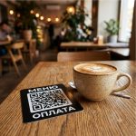 Печать наклеек с QR-кодами (для СБП, чаевых и меню)