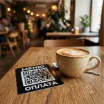 Печать наклеек с QR-кодами (для СБП, чаевых и меню)