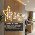 Объемный логотип вывеска для стоматологии с подсветкой