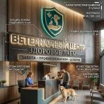 Объемный логотип вывеска для ветеринарной клиники с подсветкой