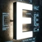 Объемные световые буквы комбинированного свечения (Лицо + Контражур, борт ПВХ / Алюминий)