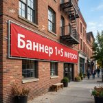 Баннер 1×5 метров (Печать длинных рекламных растяжек)