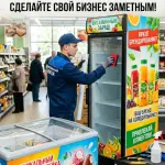 Брендирование коммерческих холодильников и торгового оборудования