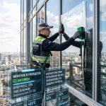 Зеркальная солнцезащитная пленка для фасадов (с монтажом)
