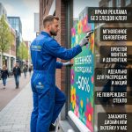 Временная оклейка витрин: эстетика на период ремонта и акций