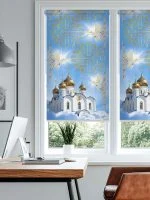 Рулонная штора с принтом «Церковь» — изображение 2