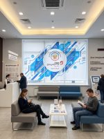 Рулонная штора с логотипом компании на заказ — изображение 3