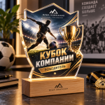 Фигурный акрилайт с логотипом