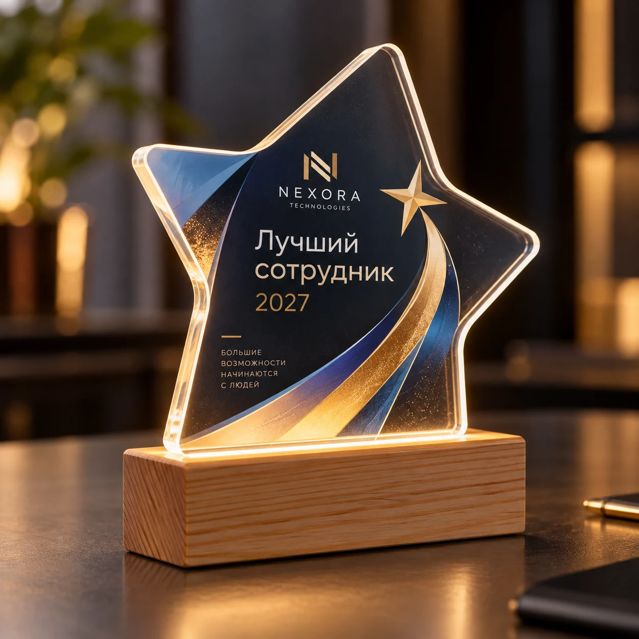 Фигурные награды из акрила с подсветкой 2 Фигурная награда с подсветкой — изображение 1