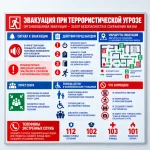 Стенд «Эвакуация при террористической угрозе»
