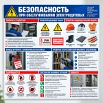 Стенд «Безопасность при обслуживании электрощитовых»
