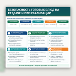Стенд «Безопасность готовых блюд на раздаче и при реализации»