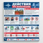 Стенд-инструкция «Действия при землетрясении»