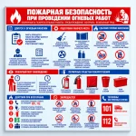 Стенд «Пожарная безопасность при проведении огневых работ»