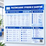 Информационный стенд «Расписание уроков и занятий»