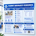Информационный стенд «Кабинет школьного психолога»