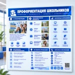 Информационный стенд «Профориентация школьников»