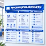 Информационный стенд «ОГЭ для 9 класса»