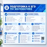 Стенд «Подготовка к ЕГЭ по математике»