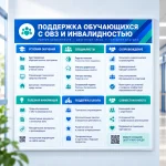 Информационный стенд «Поддержка обучающихся с ОВЗ и инвалидностью»