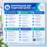 Информационный стенд «Родителям детей с ОВЗ»