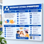 Информационный стенд «Школьная служба примирения»