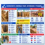 Стенд «Безопасность земляных работ, котлованов и траншей»