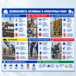 Стенд «Безопасность бетонных и арматурных работ»