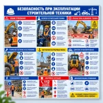 Стенд «Безопасность при эксплуатации строительной техники»