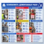 Стенд «Безопасность демонтажных работ»