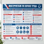 Информационный стенд «Инструктаж по охране труда»