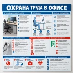 Информационный стенд «Охрана труда в офисе»