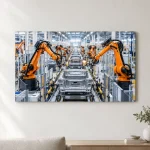 Картина «Роботизированная производственная линия»