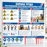Стенд «Охрана труда при проведении погрузочно-разгрузочных работ»