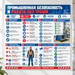 Стенд «Промышленная безопасность и работа без травм»