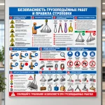Стенд-схема «Безопасность грузоподъёмных работ и правила строповки»